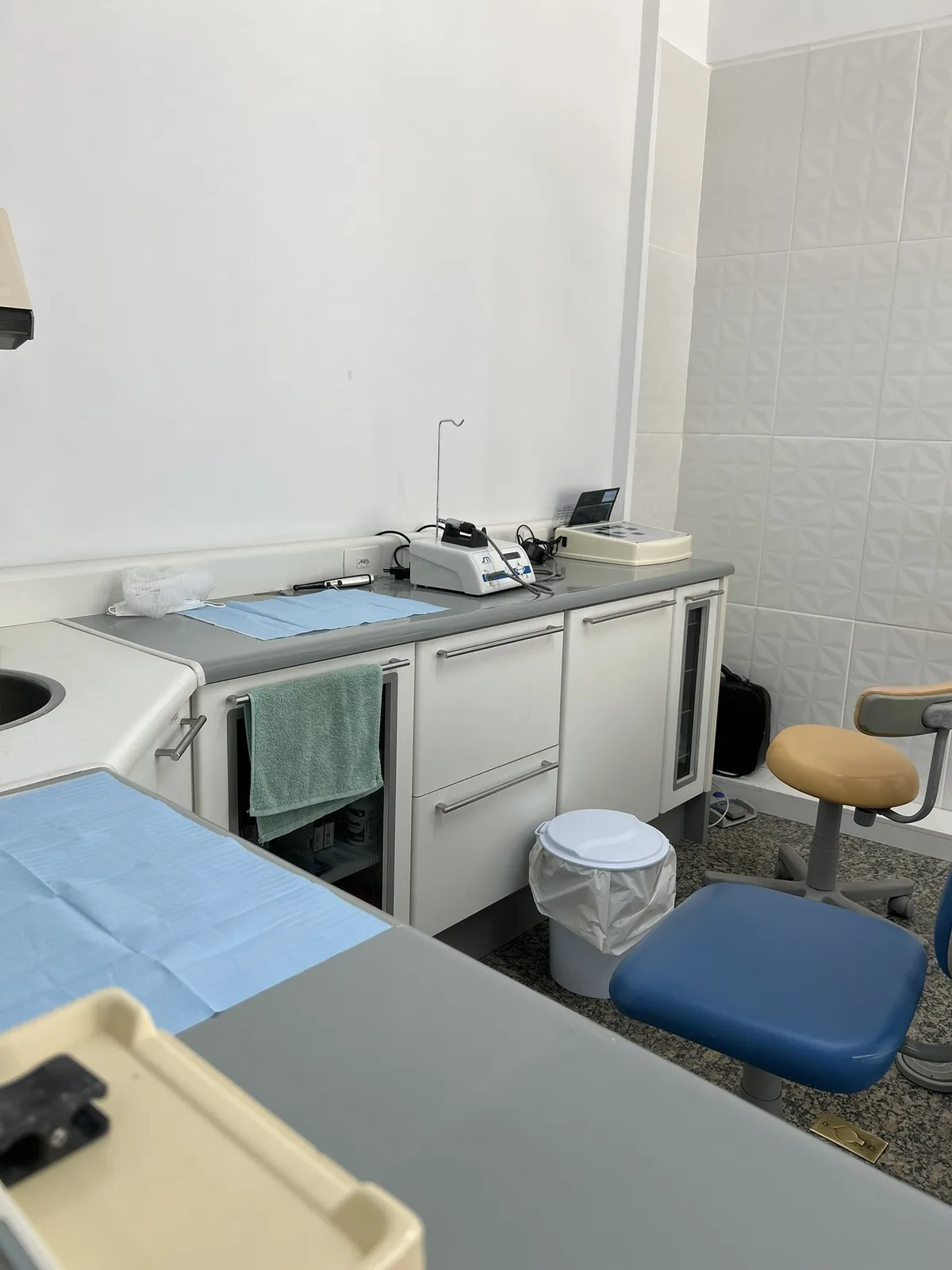 Detalhe do ambiente interno da clínica
